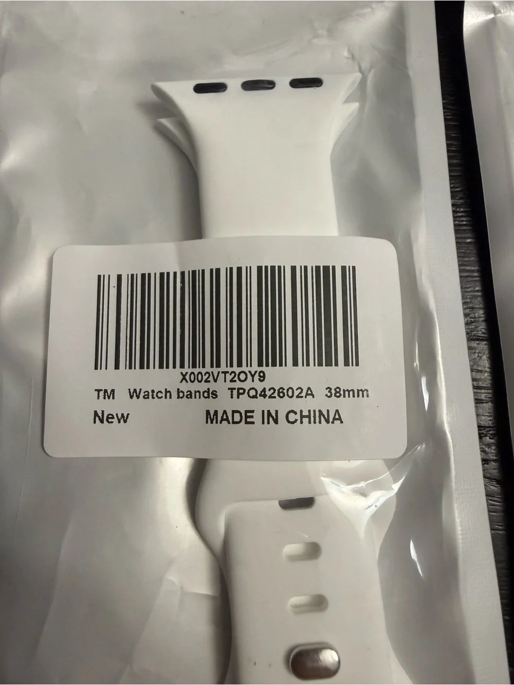 Set of White Silicone Sport Replacement Watch Bands (3) for Smartwatches